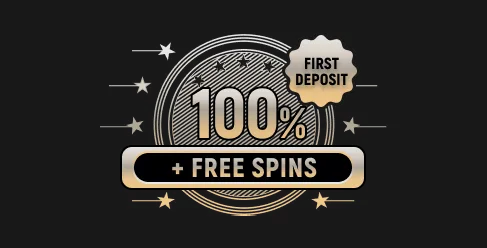 100% + 500 FS — Бонус за перший депозит, банер Rox Casino